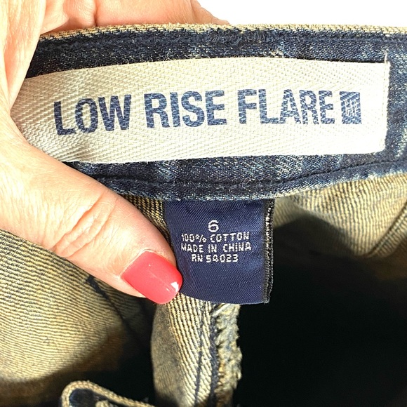 Gap Low Rise Flare pockets jeans 6 739 - Picture 4 of 4